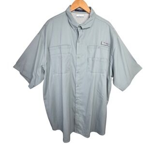 Columbia Mens Geen Tamiami PFG Fishing Shirt 2XT Vented Omni-Shade UPF Outdoors